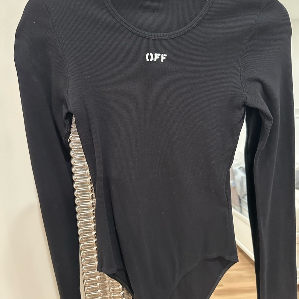 OFF-WHITE Black Bodysuit